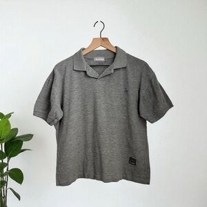 Versace Gray Polo Shirt